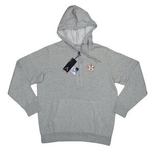 Houston Astros MLB Baseball Antigua 1/4 Zip Pullover Hoodie Sweatshirt NWT